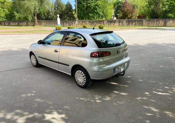 Seat Ibiza cena 4800 przebieg: 240000, rok produkcji 2003 z Morąg małe 529